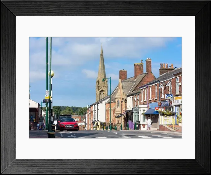 Framed Print : Kirkham United Reformed Church, Poulton Street, Kirkham, Lancashire, England, United Kingdom