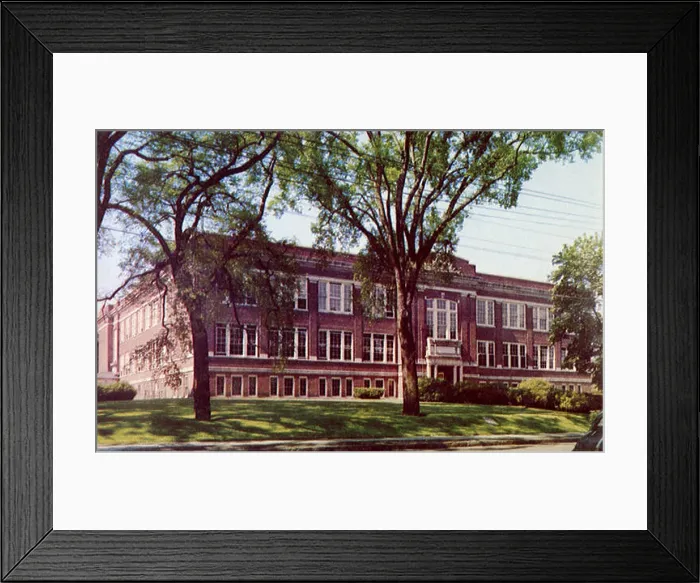 Framed Print : High School. Somerville. 1960 Framed Print : High School. Somerville. 1960