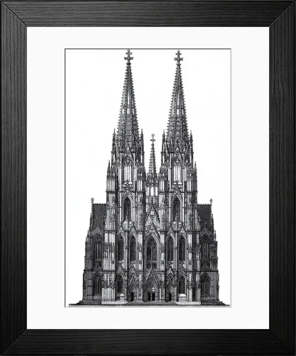 Framed Print : geography  /  travel, Germany, Cologne