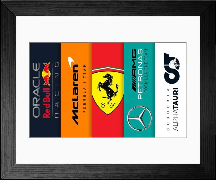 Framed Print : Formula 1 racing teams Framed Print : Formula 1 racing teams