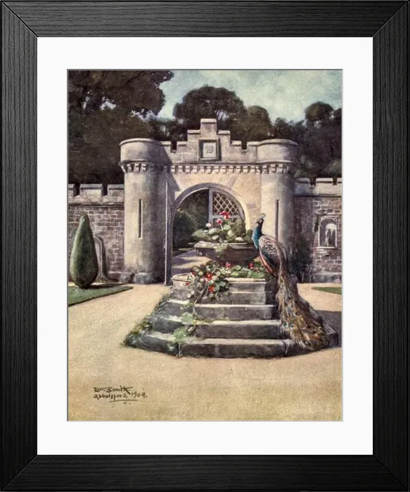 Framed Print : The Gateway, Abbotsford painted by William Smith Framed Print : The Gateway, Abbotsford painted by William Smith