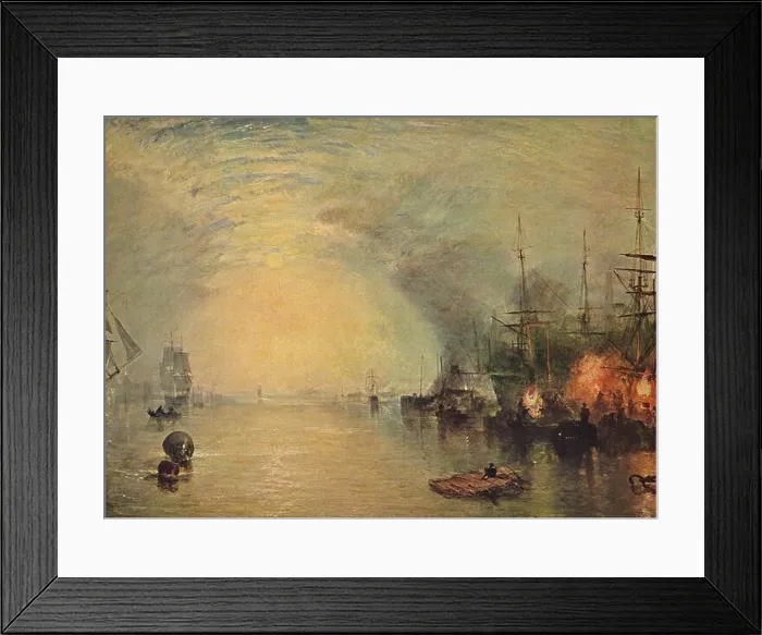 Framed Print : Keelmen Heaving in Coals by Moonlight, 1835. Artist: JMW Turner Framed Print : Keelmen Heaving in Coals by Moonlight, 1835. Artist: JMW Turner