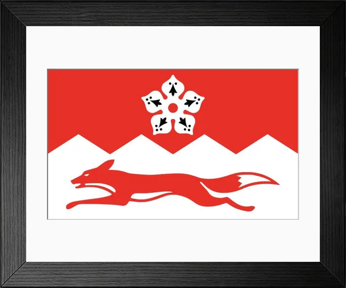 Framed Print : County flag of Leicestershire Framed Print : County flag of Leicestershire