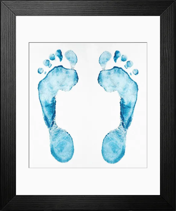 Framed Print : Female footprints Framed Print : Female footprints