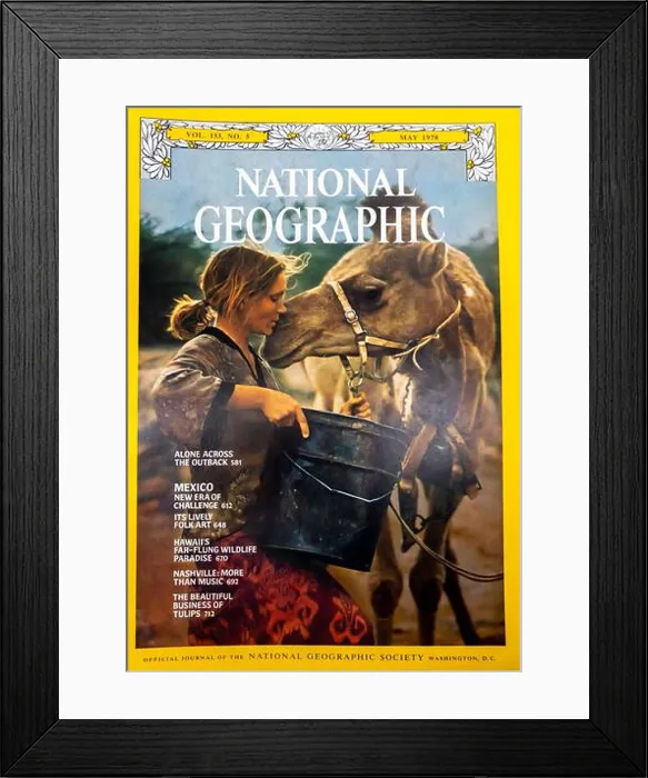 Framed Print : National Geographic magazine cover May 1978 Framed Print : National Geographic magazine cover May 1978