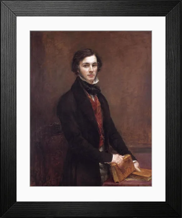 Framed Print : William Coningham (1815-1884) Portrait of William Coningham (1815-1884) 1842 Framed Print : William Coningham (1815-1884) Portrait of William Coningham (1815-1884) 1842