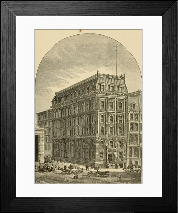 Framed Print : A history of the Bank of New York Framed Print : A history of the Bank of New York