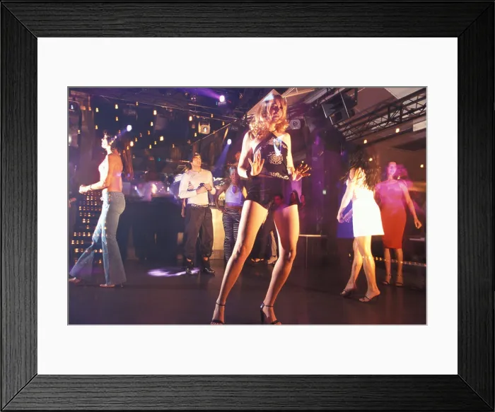 Framed Print : Young women dancing in Disco Sesto Senso Desenzano del Garda Lake Garda Lombardy Italy Framed Print : Young women dancing in Disco Sesto Senso Desenzano del Garda Lake Garda Lombardy Italy