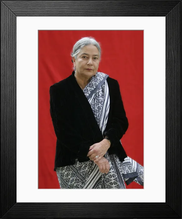 Framed Print : Anita Desai, author, Indian. Edinburgh International Book Festival 2004, Scotland Framed Print : Anita Desai, author, Indian. Edinburgh International Book Festival 2004, Scotland