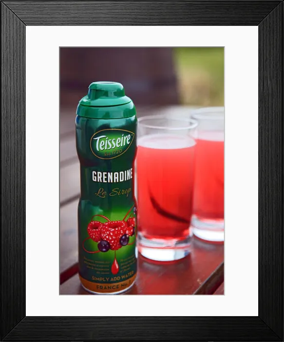 Framed Print : Teisseire Grenadine Syrup Framed Print : Teisseire Grenadine Syrup