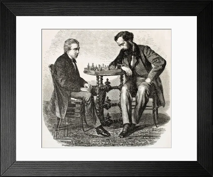 Framed Print : American chess prodigy Paul Morphy Framed Print : American chess prodigy Paul Morphy