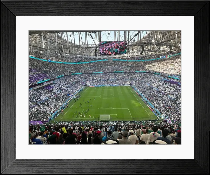 Framed Print : Beautiful view of inside Lusail Stadium. FIFA World cup Qatar 2022 Framed Print : Beautiful view of inside Lusail Stadium. FIFA World cup Qatar 2022