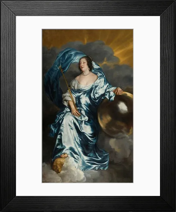 Framed Print : Rachel de Ruvigny, Countess of Southampton, as Fortune 1638 by Anthony van Dyck Framed Print : Rachel de Ruvigny, Countess of Southampton, as Fortune 1638 by Anthony van Dyck
