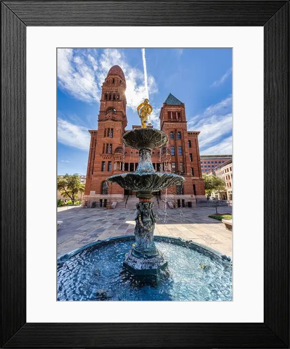 Framed Print : Bexar County Courthouse on a beautiful sunny day Framed Print : Bexar County Courthouse on a beautiful sunny day