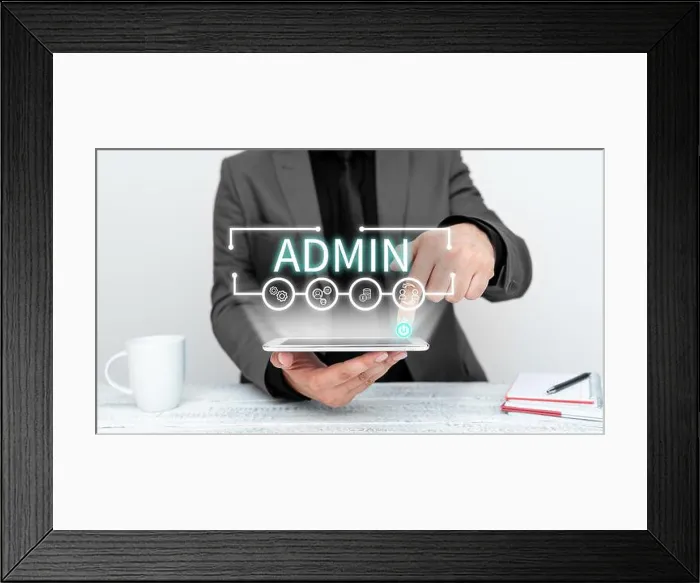 Framed Print : Text showing inspiration Admin, Business concept Officials in executive branch of government People responsible Framed Print : Text showing inspiration Admin, Business concept Officials in executive branch of government People responsible