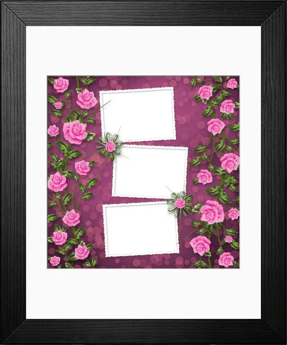 Framed Print : grunge paper for painting with congratulation rose Framed Print : grunge paper for painting with congratulation rose