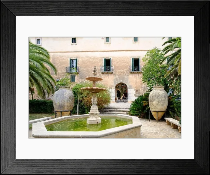 Framed Print : finca Sarria, , Establiments, Mallorca, balearic islands, spain, europe Framed Print : finca Sarria, , Establiments, Mallorca, balearic islands, spain, europe