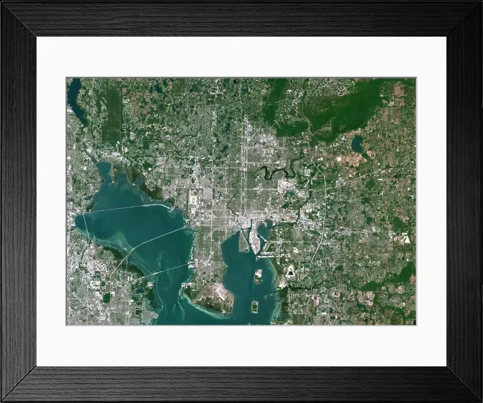 Framed Print : Tampa, Florida, United States Framed Print : Tampa, Florida, United States