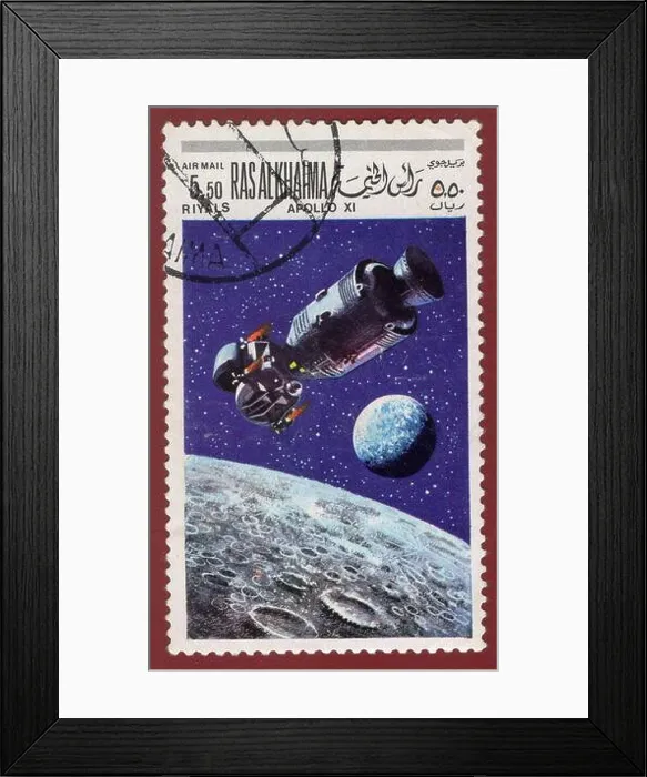 Framed Print : RAS AL HAIMA - CIRCA 1969: The Apollo 11 mission landed the first humans on the moon, circa 1969 Framed Print : RAS AL HAIMA - CIRCA 1969: The Apollo 11 mission landed the first humans on the moon, circa 1969