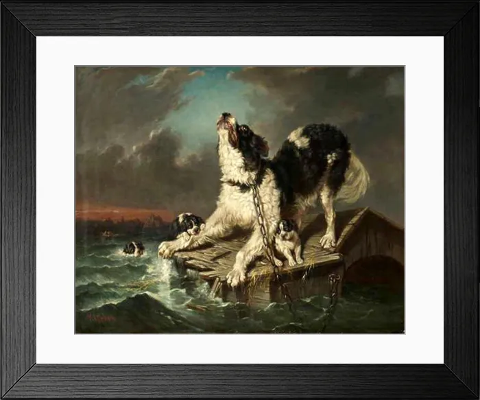 Framed Print : Översvämningen Framed Print : Översvämningen