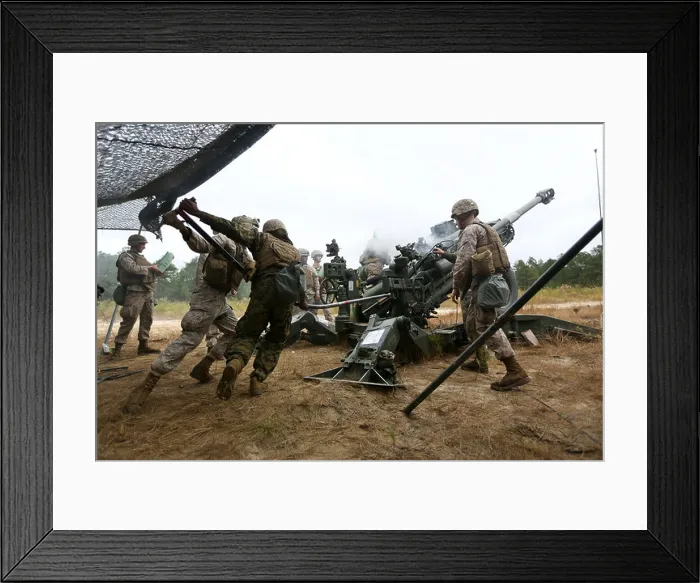Framed Print : U.S. Marine Corps Cpl. Nikolas Quintero