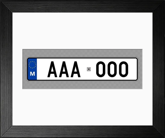 Framed Print : Number plate. Vehicle registration plates of Malta Framed Print : Number plate. Vehicle registration plates of Malta