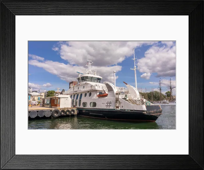 Framed Print : OSLO, NORWAY - The ferry boat Prinsen, docked at Oslo waterfront Framed Print : OSLO, NORWAY - The ferry boat Prinsen, docked at Oslo waterfront
