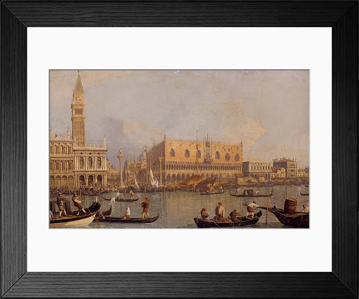 Framed Print : A famous painting by Canaletto