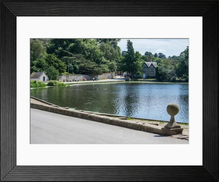 Framed Print : The Pool at Melbourne, Derbyshire, UK Framed Print : The Pool at Melbourne, Derbyshire, UK