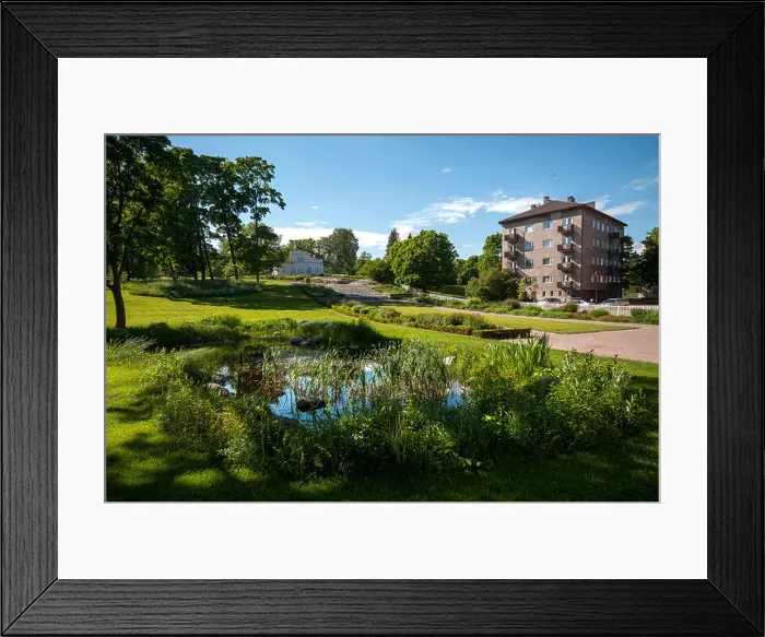 Framed Print : Annala gardens in Arabia, Helsinki, Finland Framed Print : Annala gardens in Arabia, Helsinki, Finland
