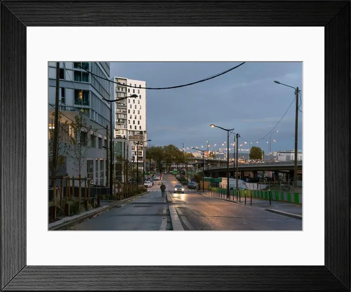 Framed Print : Cityscape of the end of the 13th district, Paris, 2022 Framed Print : Cityscape of the end of the 13th district, Paris, 2022