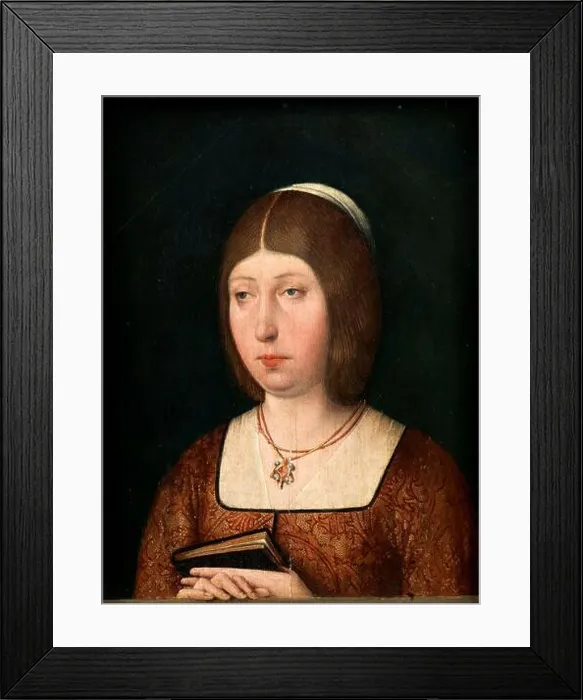 Framed Print : Queen Isabella the Catholic, anonymous painting Framed Print : Queen Isabella the Catholic, anonymous painting