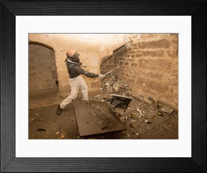 Framed Print : FURY ROOM, PARIS : THE RAGE ROOM Framed Print : FURY ROOM, PARIS : THE RAGE ROOM