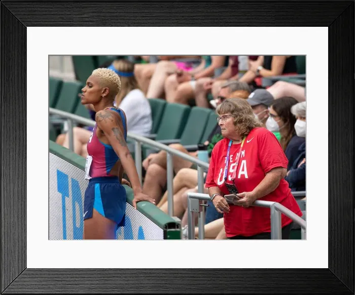 Framed Print : Rachel McCoy of the USA Framed Print : Rachel McCoy of the USA