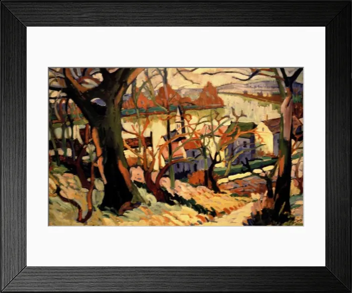 Framed Print : PAISAJE. Author: KEES VAN DONGEN (1877-1968). Location: MUSEO DE ARTE. TEXAS Framed Print : PAISAJE. Author: KEES VAN DONGEN (1877-1968). Location: MUSEO DE ARTE. TEXAS