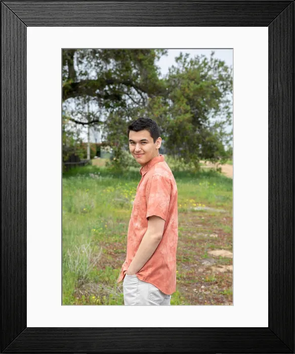 Framed Print : A 22 year old man looking into the camera, Carlsbad, California Framed Print : A 22 year old man looking into the camera, Carlsbad, California