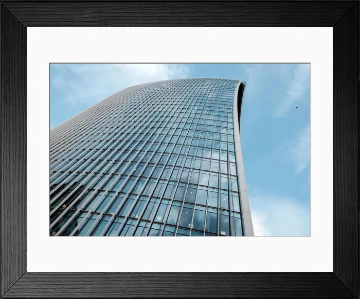 Framed Print : The Walkie-Talkie skyscraper at 20 Fenchurch Street in the City of London Framed Print : The Walkie-Talkie skyscraper at 20 Fenchurch Street in the City of London