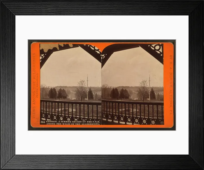 Framed Print : This photograph by R.A. Bonine shows Cresson Framed Print : This photograph by R.A. Bonine shows Cresson