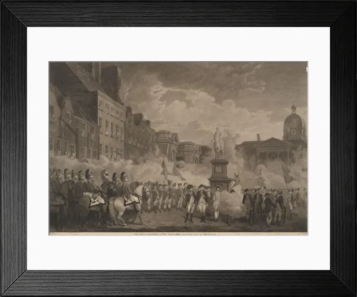 Framed Print : This piece by Joseph Collyer, titled The Volunteers of Dublin Framed Print : This piece by Joseph Collyer, titled The Volunteers of Dublin