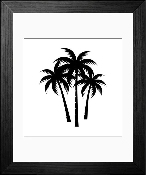 Framed Print : palm tree vector design Framed Print : palm tree vector design