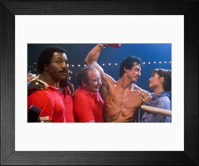 Framed Print : USA. Talia Shire, Sylvester Stallone Framed Print : USA. Talia Shire, Sylvester Stallone