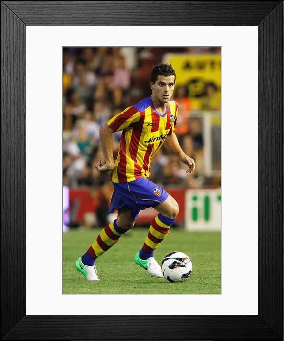 Framed Print : 09 / 08 / 2012 - Friendly match pre season - Valencia CF vs Framed Print : 09 / 08 / 2012 - Friendly match pre season - Valencia CF vs
