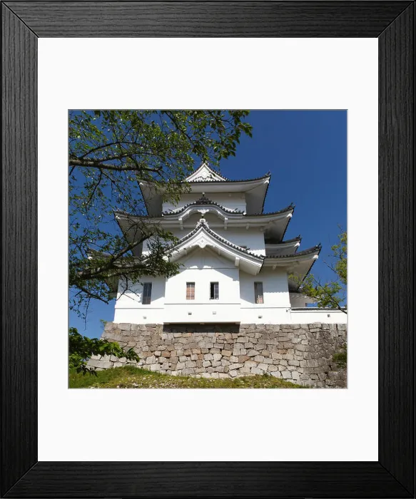 Framed Print : The original Ninja castle of Iga Ueno also known as 'Hakuho' or White Phoenix Castle Framed Print : The original Ninja castle of Iga Ueno also known as 'Hakuho' or White Phoenix Castle