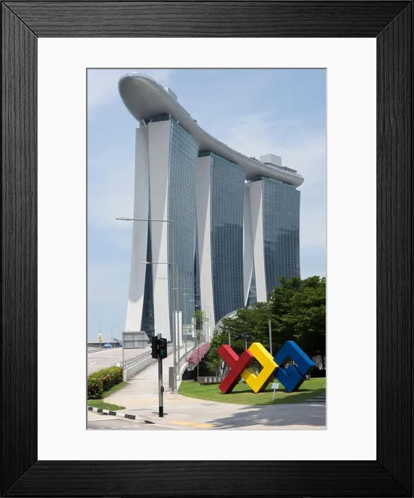 Framed Print : View of the Marina Bay Sands hotel Singapore Framed Print : View of the Marina Bay Sands hotel Singapore