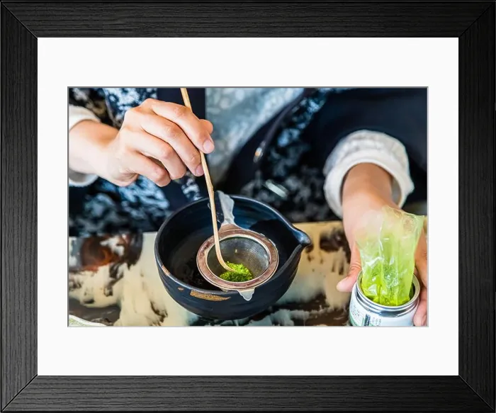 Framed Print : Japanese Matcha Tea Ceremony in Düsseldorf, Germany Framed Print : Japanese Matcha Tea Ceremony in Düsseldorf, Germany