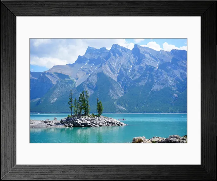 Framed Print : Lake Minnewanka in Banff National Park, Alberta, Canada Framed Print : Lake Minnewanka in Banff National Park, Alberta, Canada