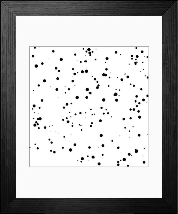 Framed Print : Random dots, circles pattern. Polka dots Framed Print : Random dots, circles pattern. Polka dots