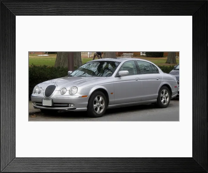 Framed Print : The Jaguar S-Type, produced from 2003 to 2005 Framed Print : The Jaguar S-Type, produced from 2003 to 2005