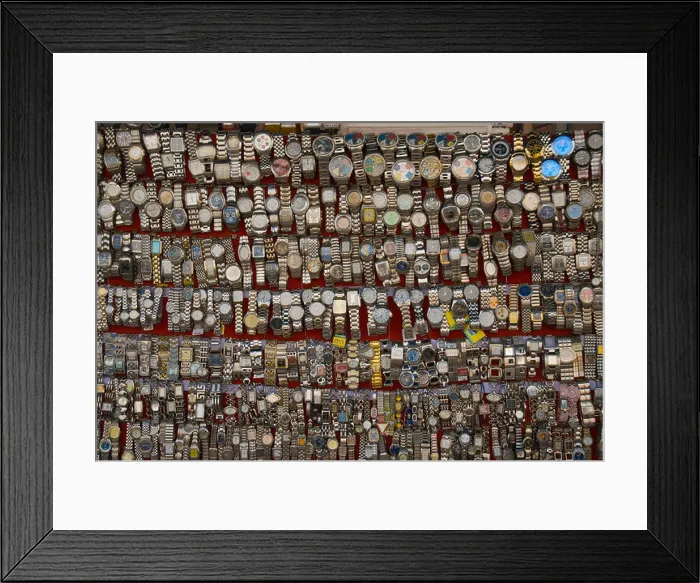 Framed Print : Watches on street Antalya Mediterranean coast Turkey Asia Framed Print : Watches on street Antalya Mediterranean coast Turkey Asia