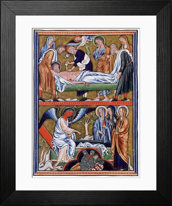Framed Print : Ingeborg Psalter. circa 1195. 12th-century painters - Ingeborg Psalter - WGA15834 Framed Print : Ingeborg Psalter. circa 1195. 12th-century painters - Ingeborg Psalter - WGA15834
